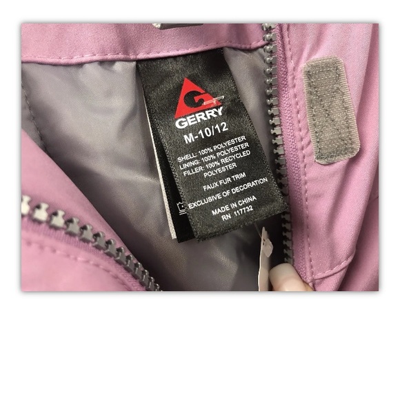 Gerry, Girls, Jacket, Pink/Gray, new,Size 10-12M.: - Picture 9 of 9